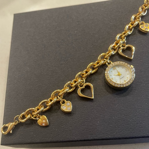 NWOT Vintage watch charm bracelet - Picture 7 of 7